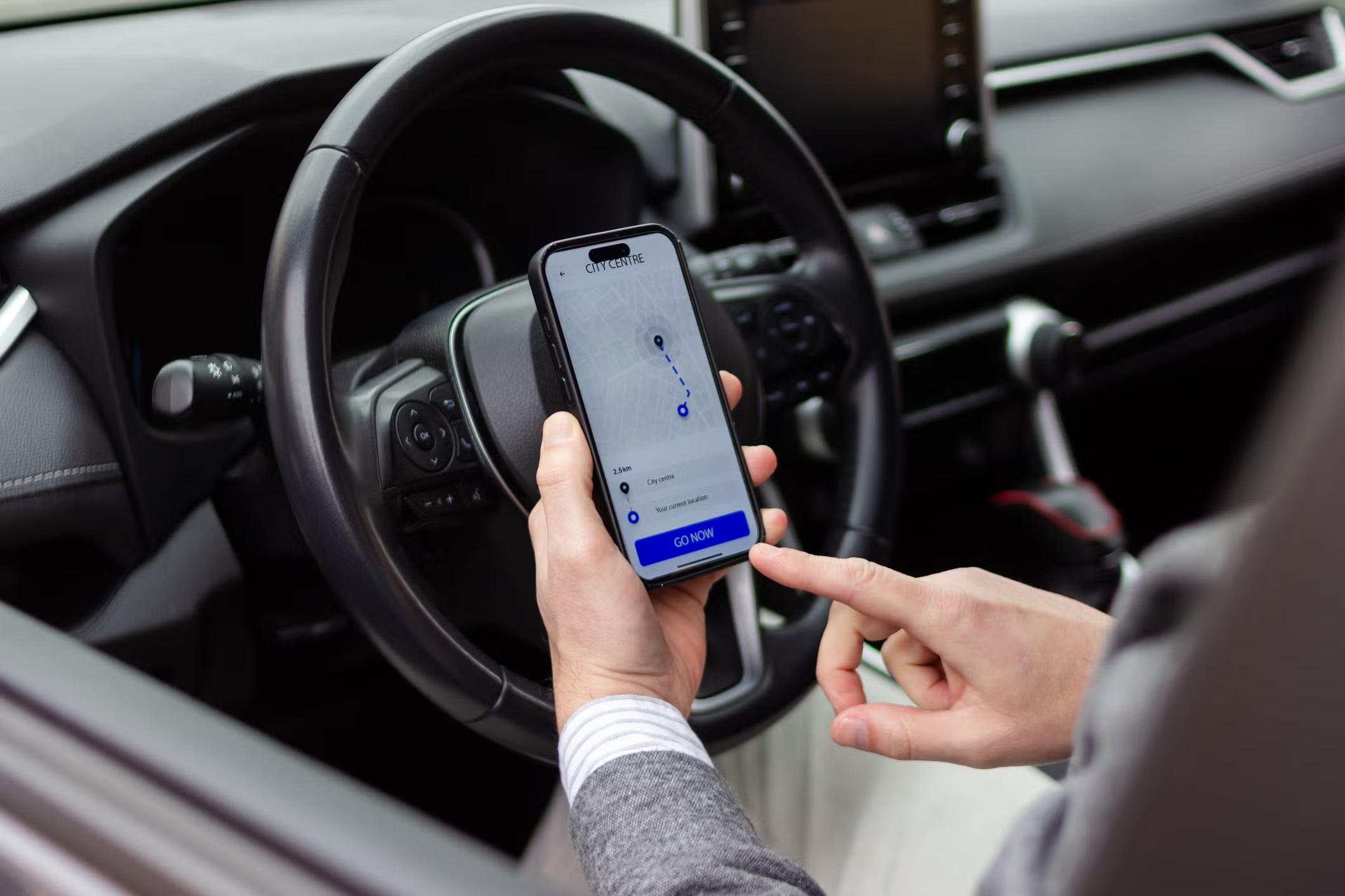 tagtracking Device in use on a vehicle